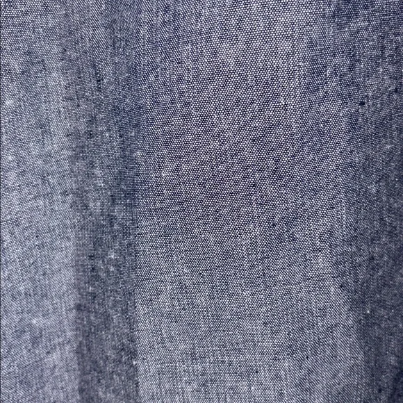 Mud Pie Blue Chambray Sleeveless Ruffle Collar Tunic Top size L (12-14) - Picture 9 of 15